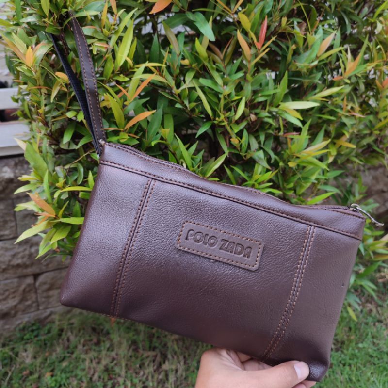 HandBag Pria Original Polozada | Pouch Pria Premium Kulit Sintetis | Cluth Pria Fashion High Class