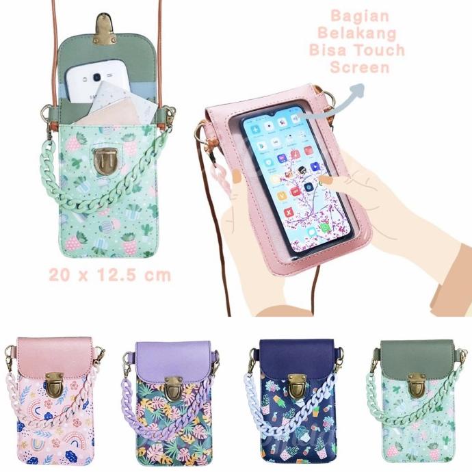 Tas Hp Wanita Selempang Touchscreen Hp
