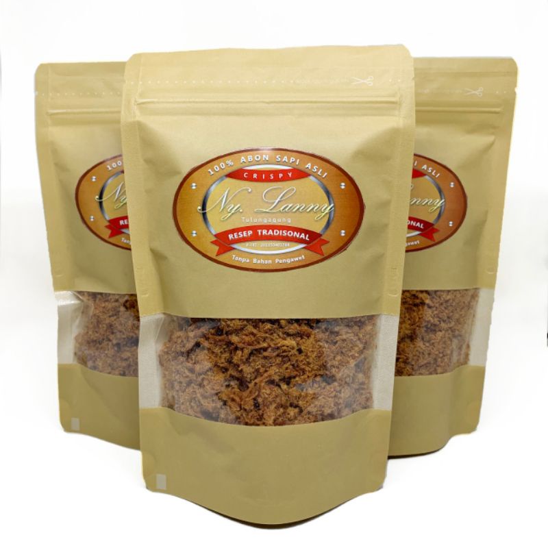 

Abon Sapi Crispy Ny. Lanny 100gr