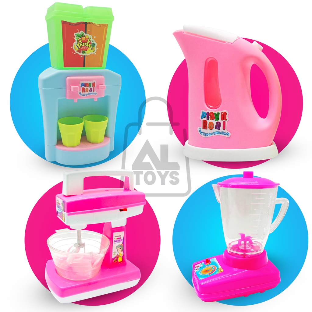 Mainan Peralatan Dapur Blender Juicer Mixer Dispenser Magic Kettle Teko Mainan Masak Masakan