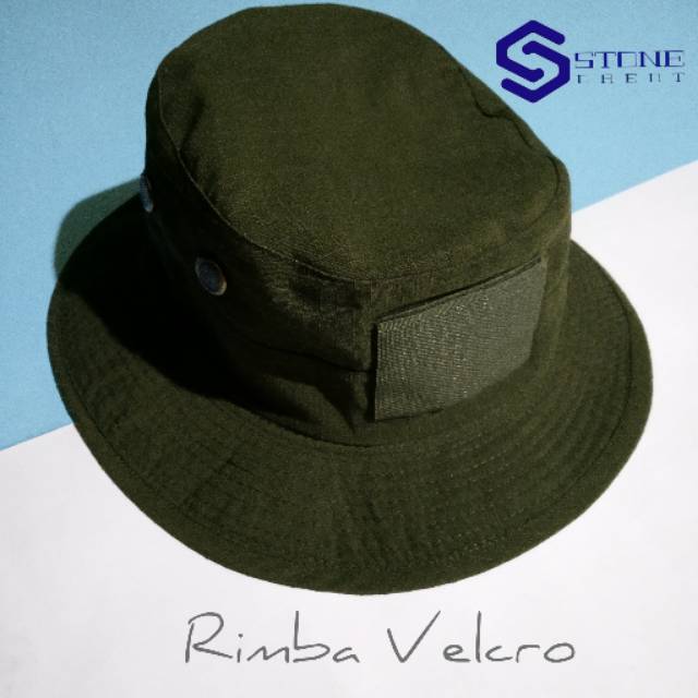 Topi rimba velcro topi gunung topi hutan perekat
