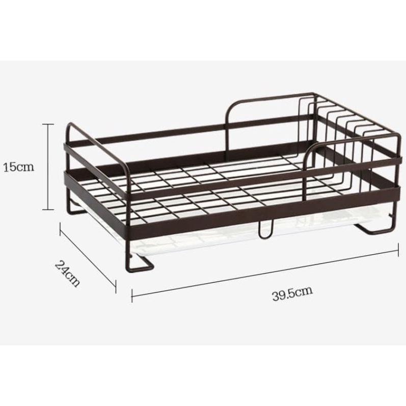 Rak Piring Tempat Pengering Piring Mangkuk Gelas