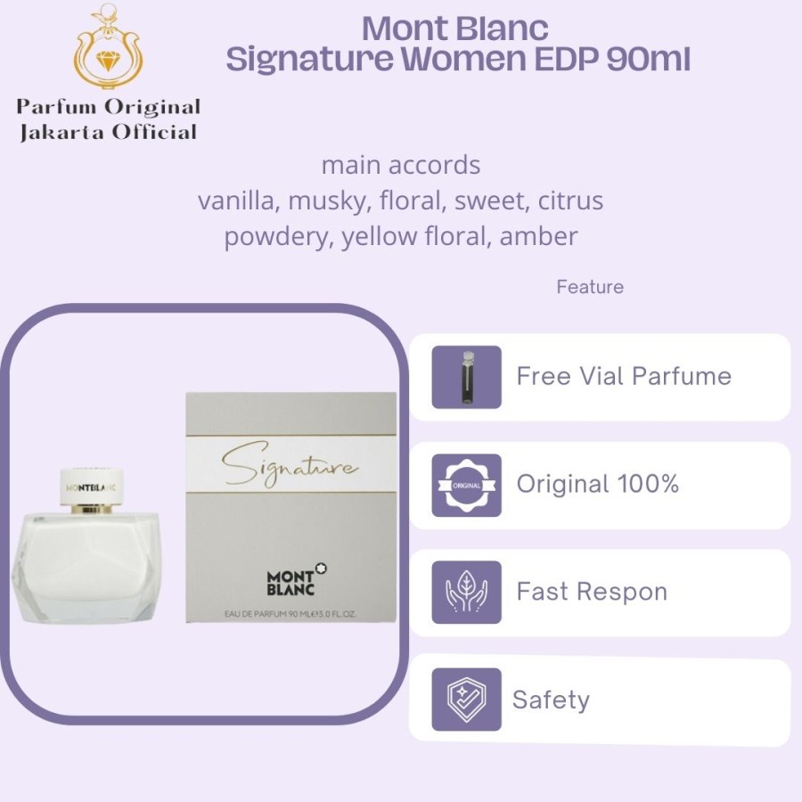 Parfum Parfume Perfume Asli Perawatan Kecantikan Original Import Branded Wanita Perempuan Cewek Mont