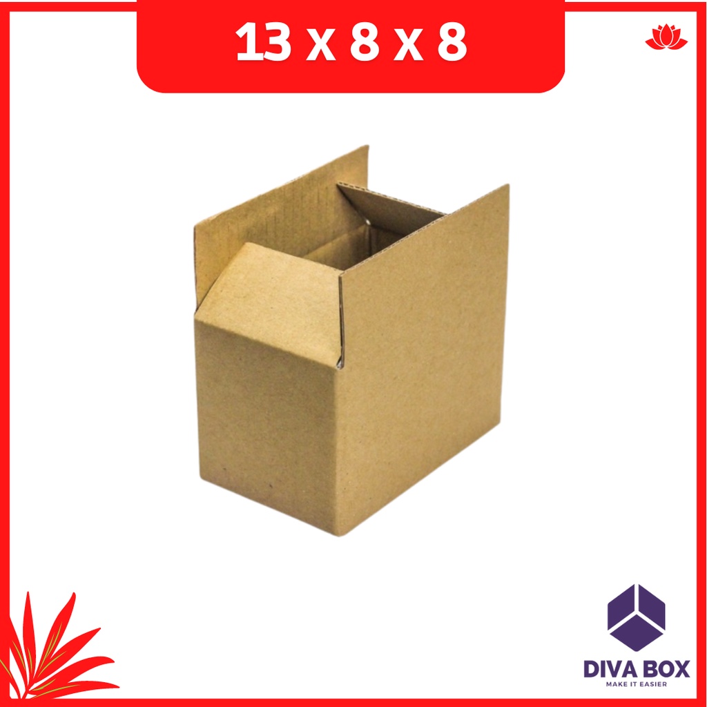 Jual Kardus 13x8x8 Cm | Box | Karton | Kardus Polos | Kardus Jadi ...