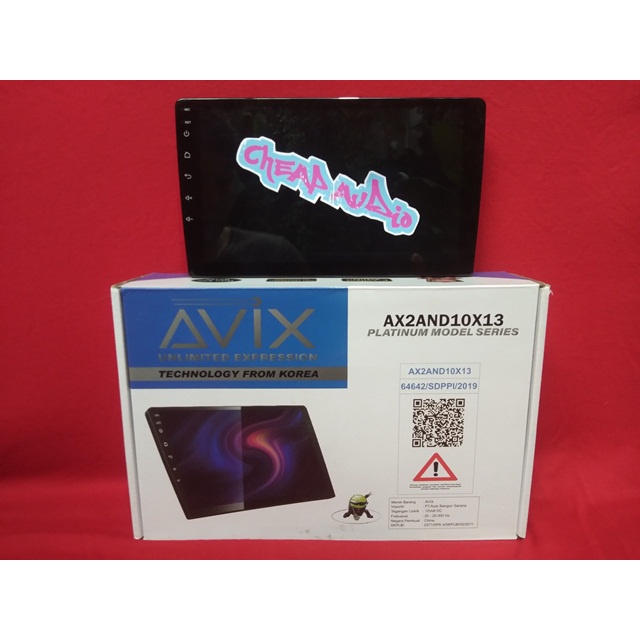 Head Unit Android 9 inch Doubledin Android Avix AX2AND10X13 Platinum