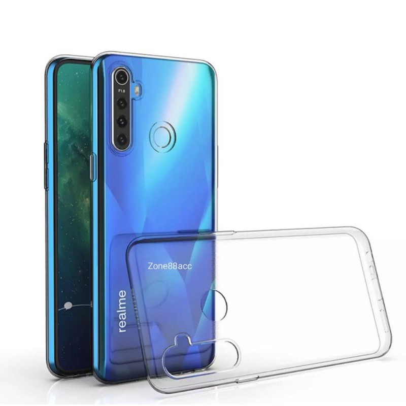 Realme 5 5i 5S C3 Softcase Silicon Ultrathin Clear Case TPU Casing Bening Cover