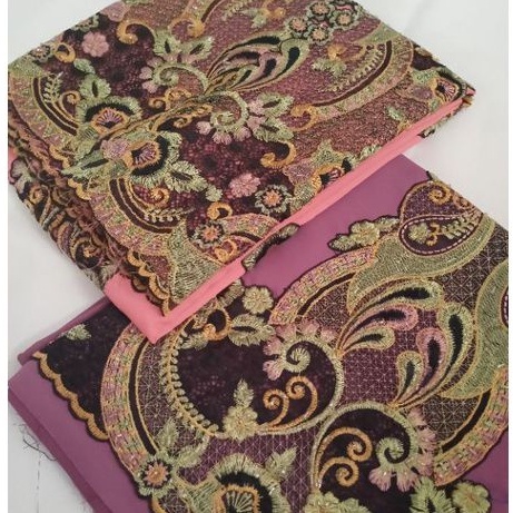 Kain Kebaya Bordir Payet | Kebaya Kartini Kutubaru | Kebaya Wisuda Pesta | Abaya Muslim Modern Balot