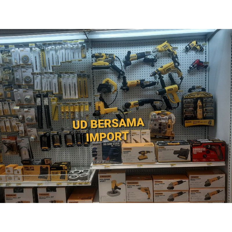 bor baterai rechargeable krisbow impact drill 10mm