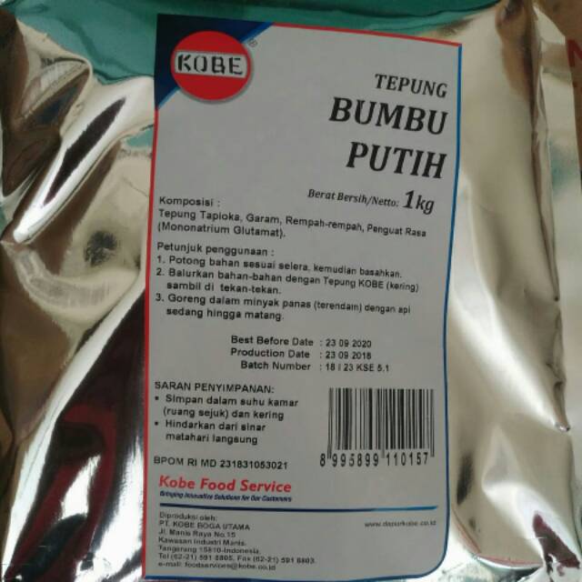 

Tepung Putih KOBE 1KG Tepung Goreng Cireng