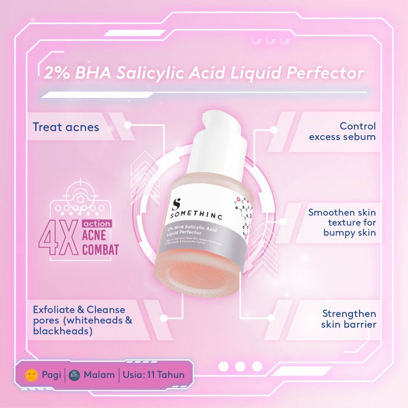 SOMETHINC 2% BHA Salicylic Acid Liquid Perfector Acne Treatment