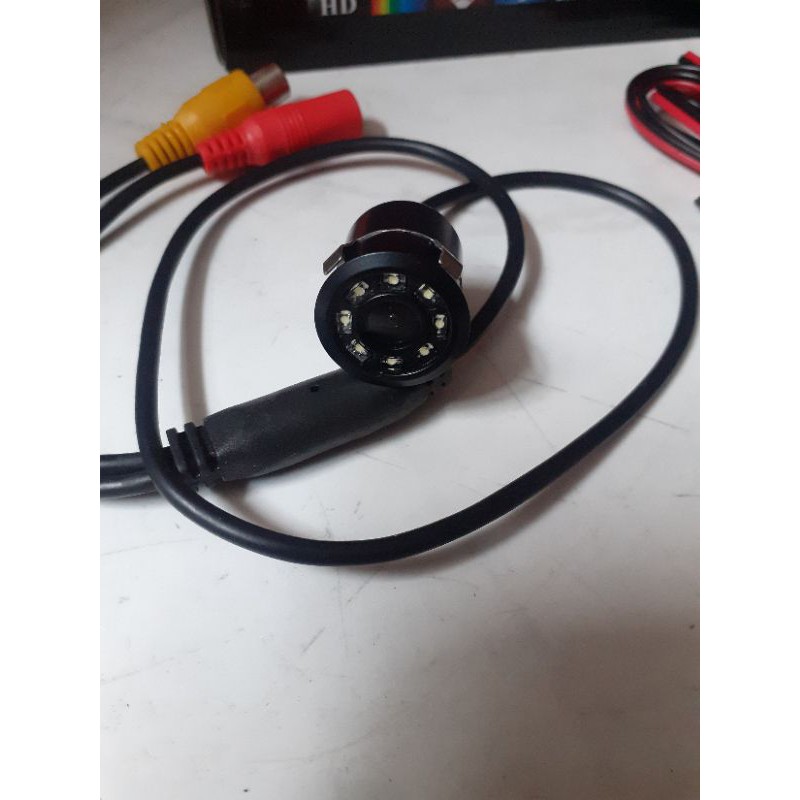 camera mundur mobil universal bulat + led