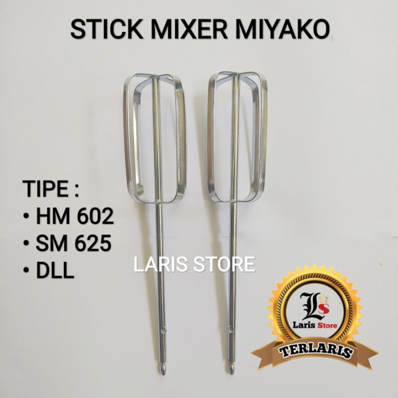 Stick Mixer Miyako Original Spiral Pengaduk Mixer Miyako 620 625