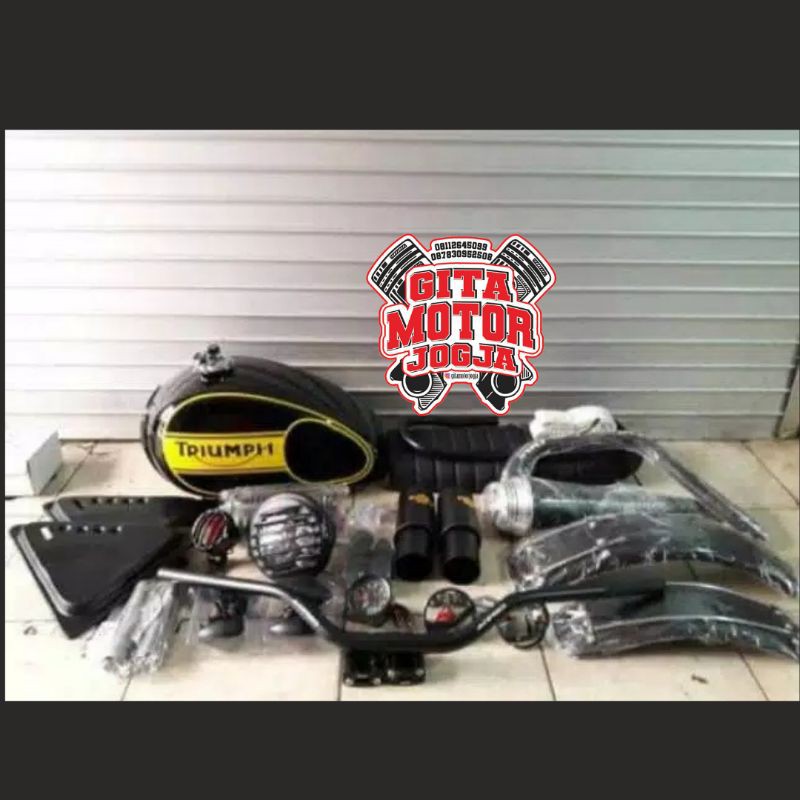 Paket body japstyle custom tiger gl thunder megapro verza dll