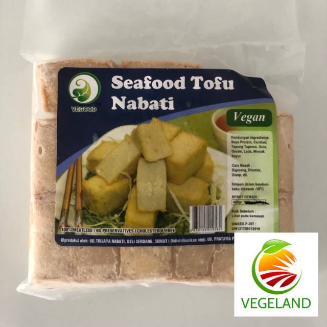 

Vegood Seafood Tofu Nabati Vegan 450gr Vegetarian