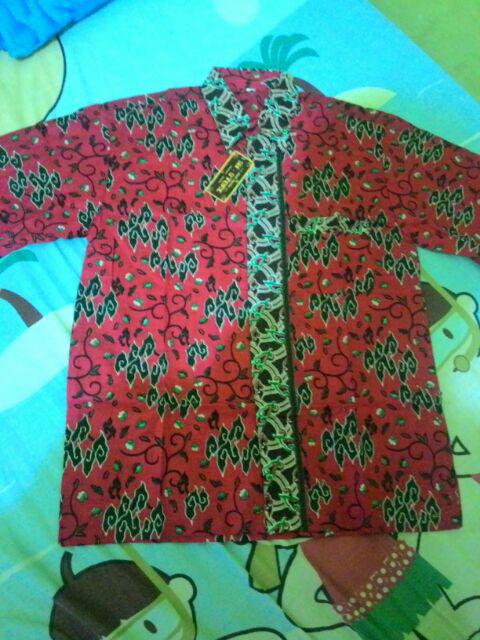 Bswart Batik Hrb026 Kenongo Hem Pendek Padi Pekalongan M L Xl Batik Pria Murah Modern Grosir Batik