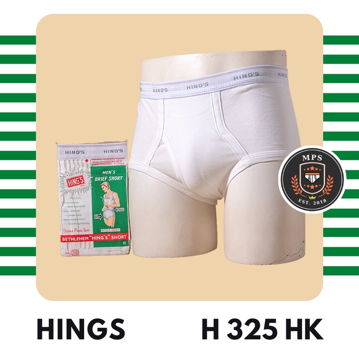 [MURAH] [COD] CELANA DALAM PRIA HINGS 325 HK | ISI 1 | BAHAN KATUN - 36