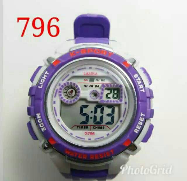 Jam Tangan Unisex Wanita Sport Lasika Anti Air F-96