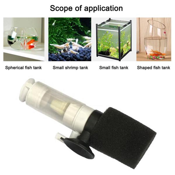 small water filter fish tank