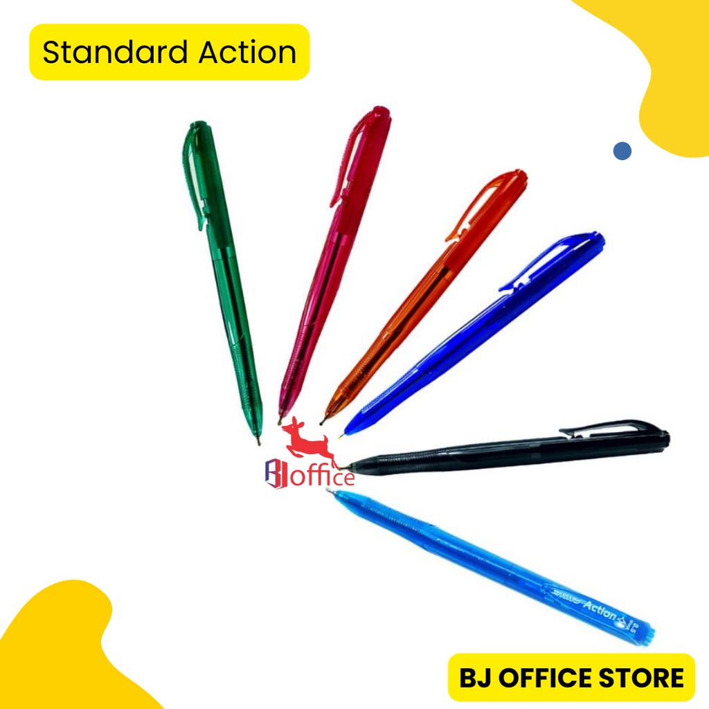 

Standard Action Pulpen Action 0,5mm Isi 12 Pcs