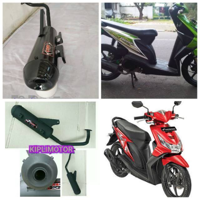 Knalpot Standar matic bobokan Honda beat lama karbu