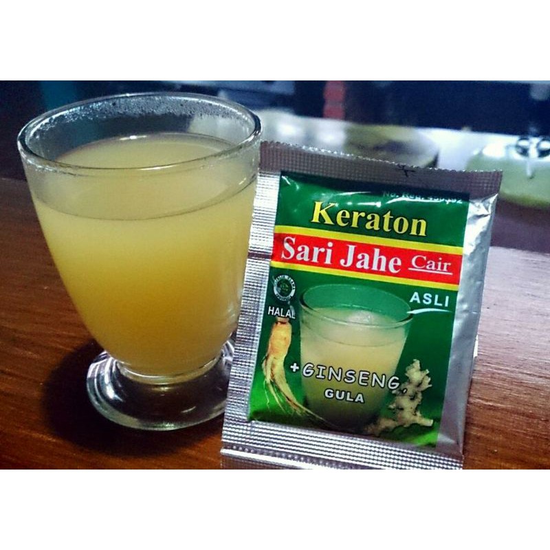 

SARI JAHE CAIR KERATON (1 PACK = 12 SACHET)