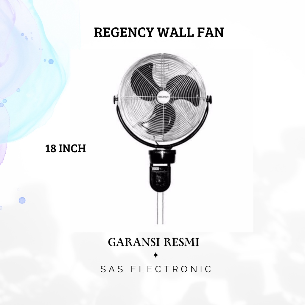 Kipas Angin Dinding Regency Tornado Wall Fan 18 inch Besi
