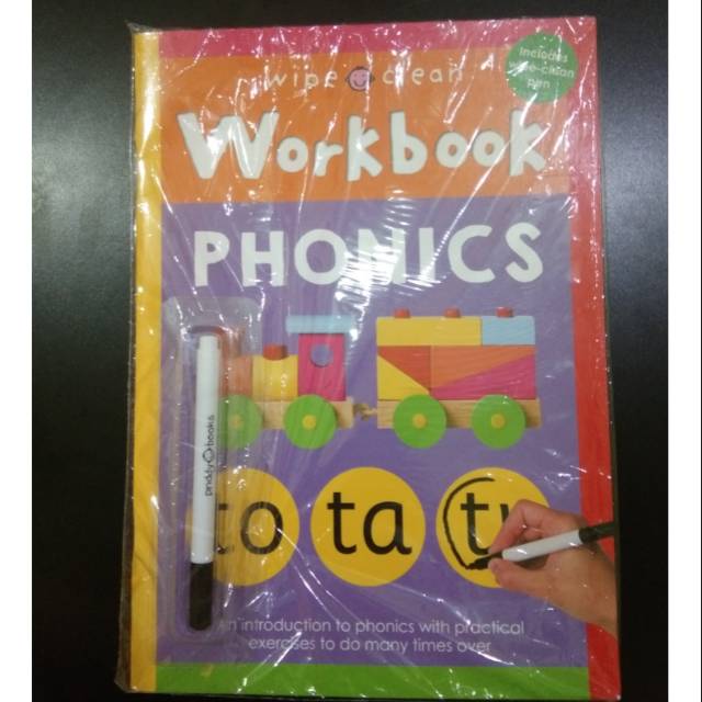 Priddy workbook phonics wipe cleans