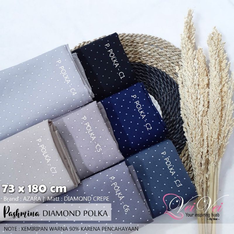 PASHMINA POLKADOT// POLKA CERUTY// ORI BY AZARA