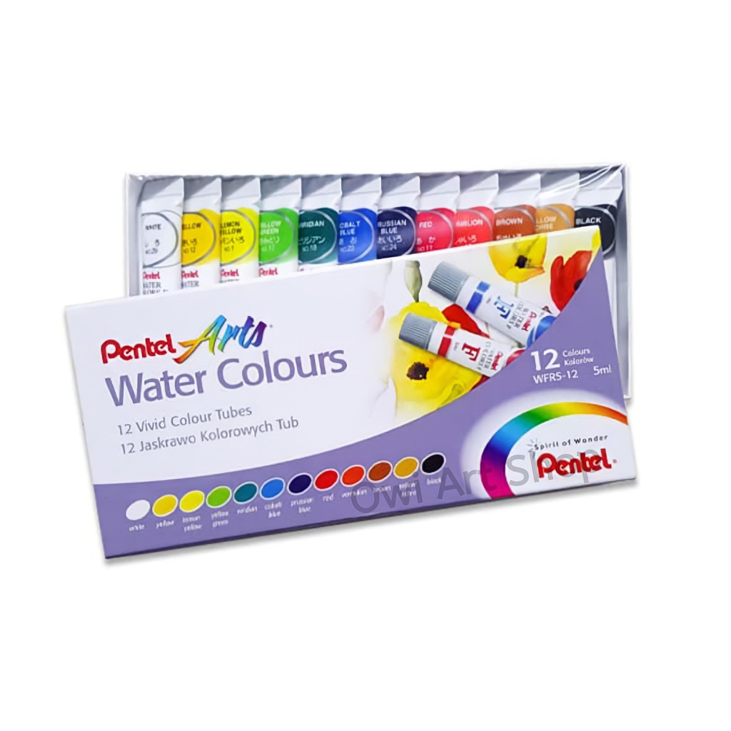 

Cat Air Pentel 12 Warna - Pentel Watercolor Set 12x5ml