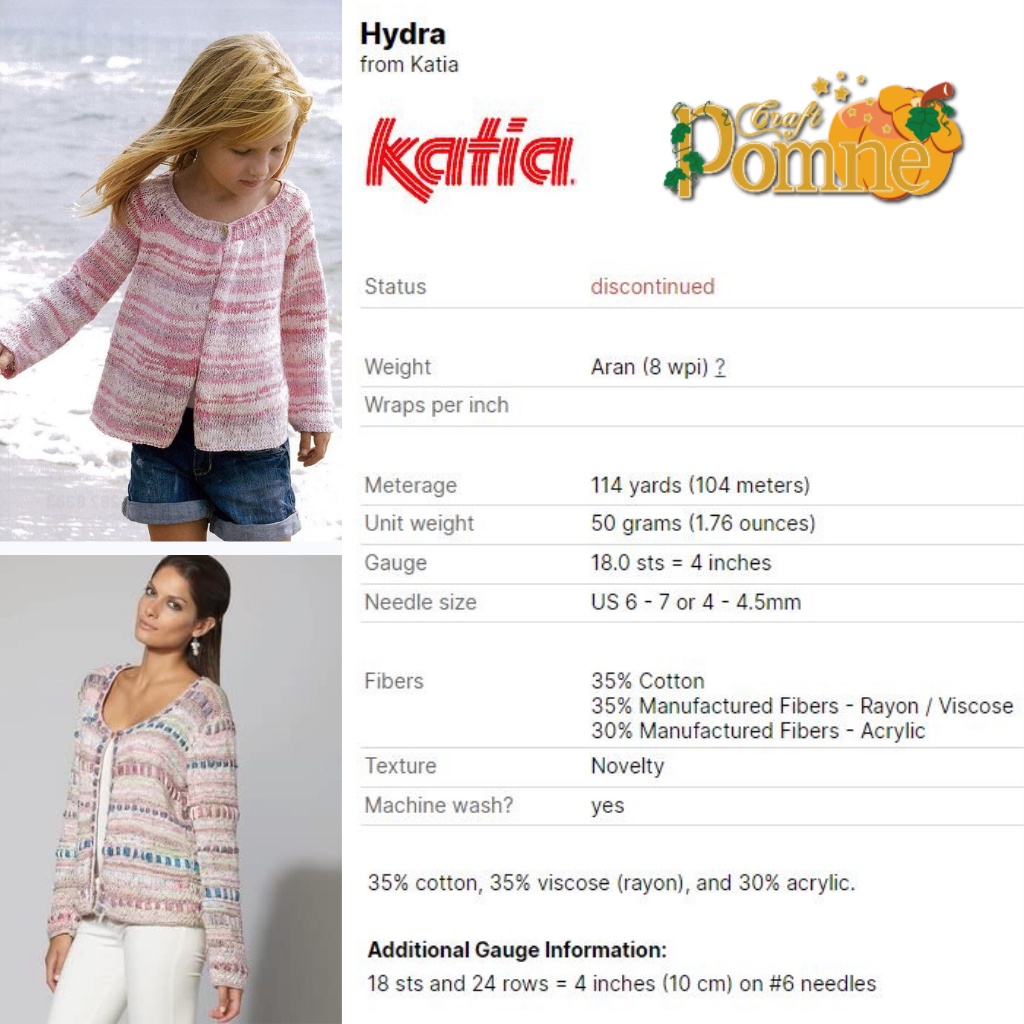 BENANG RAJUT PREMIUM IMPORT - KATIA HYDRA - MADE IN SPAIN PREMIUM KNITTING YARN