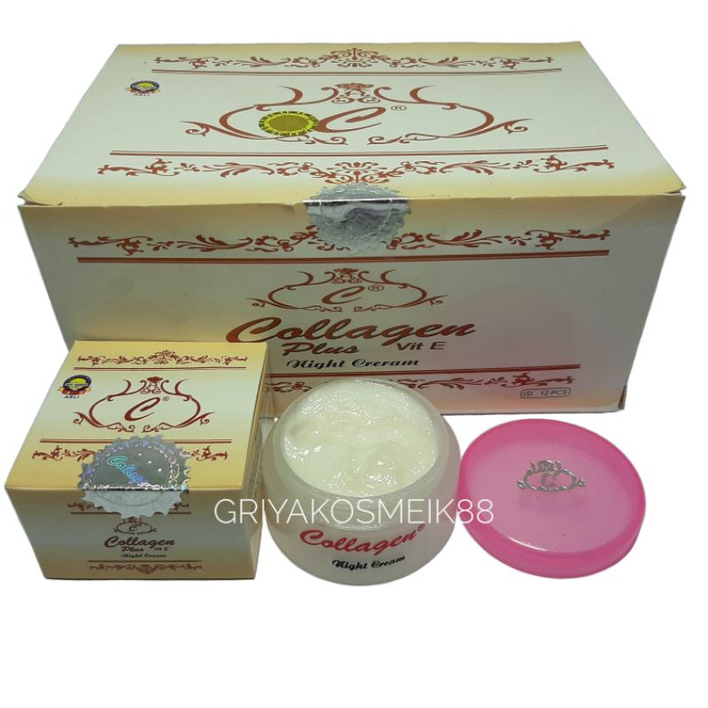 CREAM COLAGEN MALAM HOLOGRAM G0LD