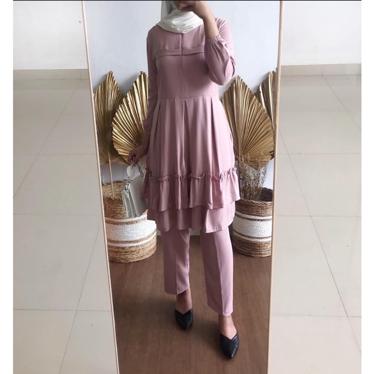 CERIA ONE SET / ONE SET TERBARU / SETELAN TERBARU / SETELAN WANITA / ONE SET WANITA / KOREAN STYLE /