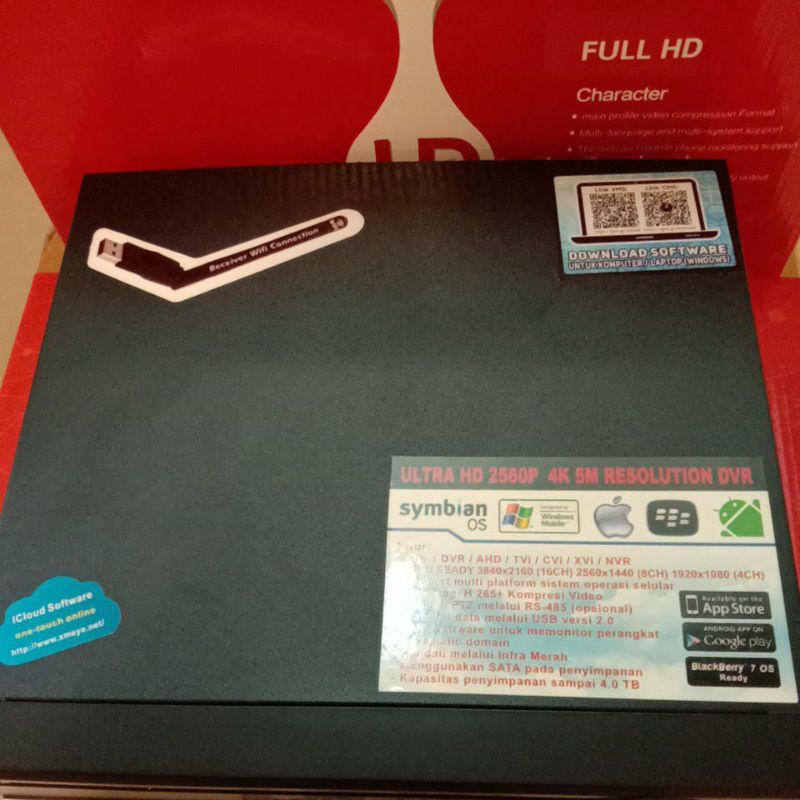 DVR CCTV WIFI SERIES 4CH 8CH 16CH FULL HD HYBRID  (5MP)