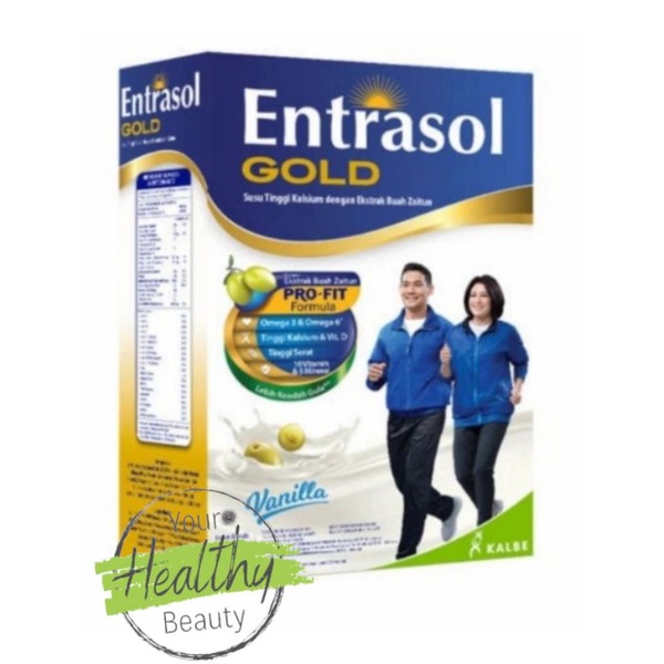 ENTRASOL GOLD Coklat / vanilla 600gram | SUSU ENTRASOL GOLD