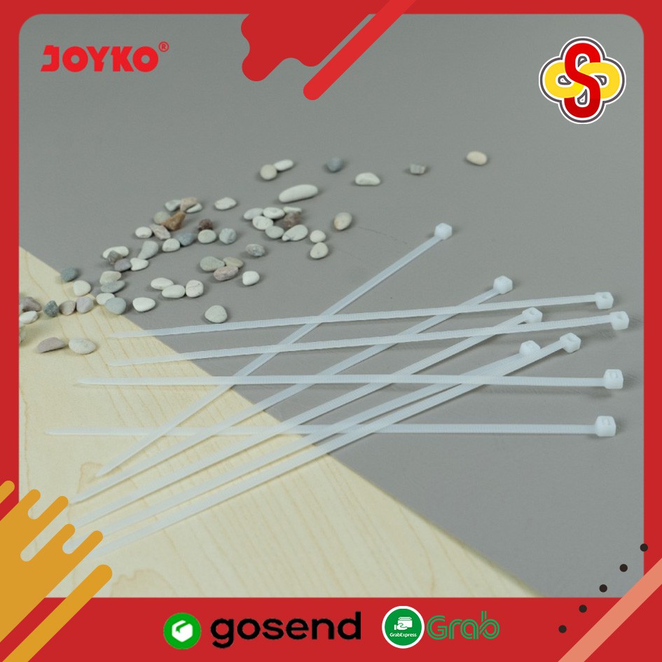 Kabel Tis / Pengikat Kabel / Cable Ties Joyko 15 cm CBT-10 Isi 100 pcs