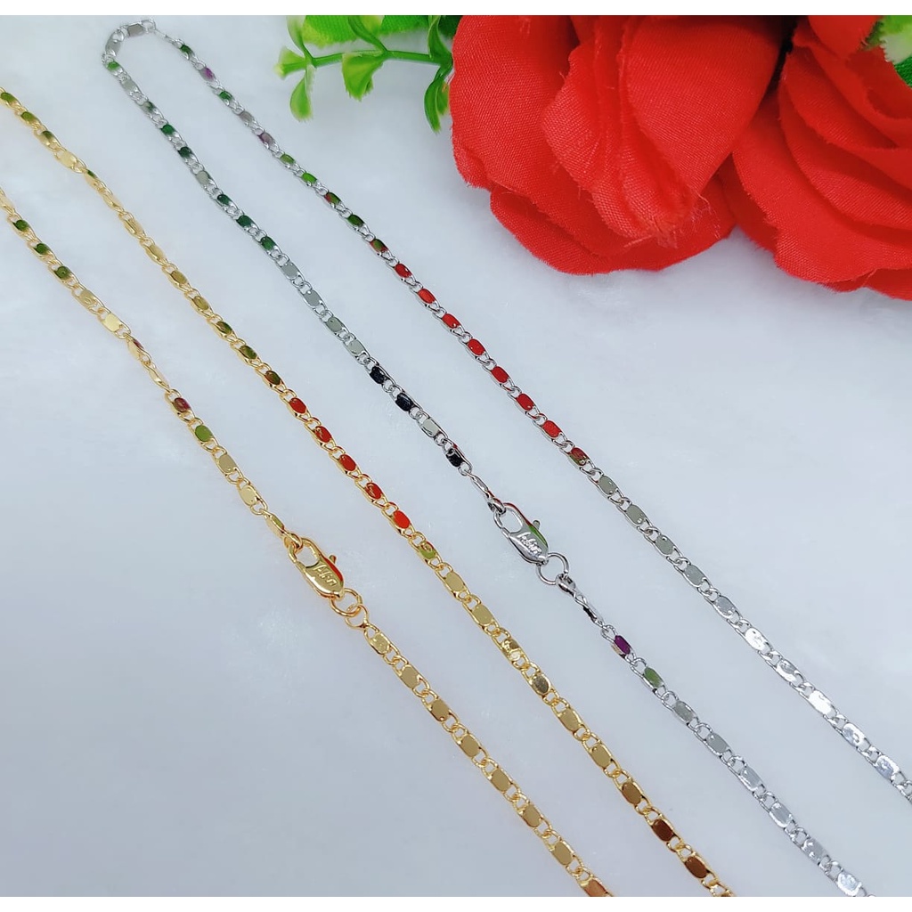 Xuping kalung rantai sisik naga perhiasan fashion (panjang 45cm)