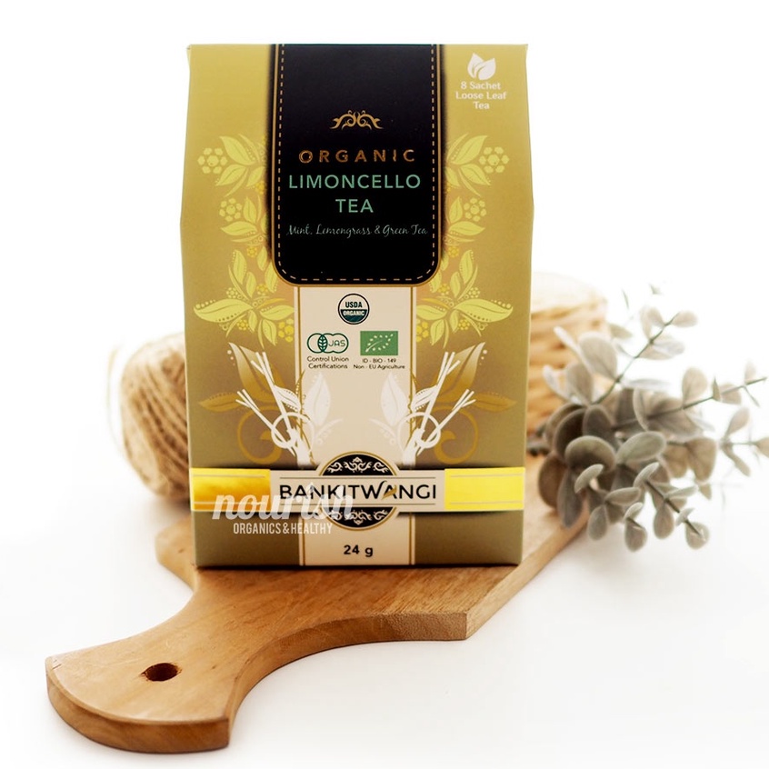 BankitWangi Organic Limoncello Tea 24 gram (8 sachet loose leaf tea)