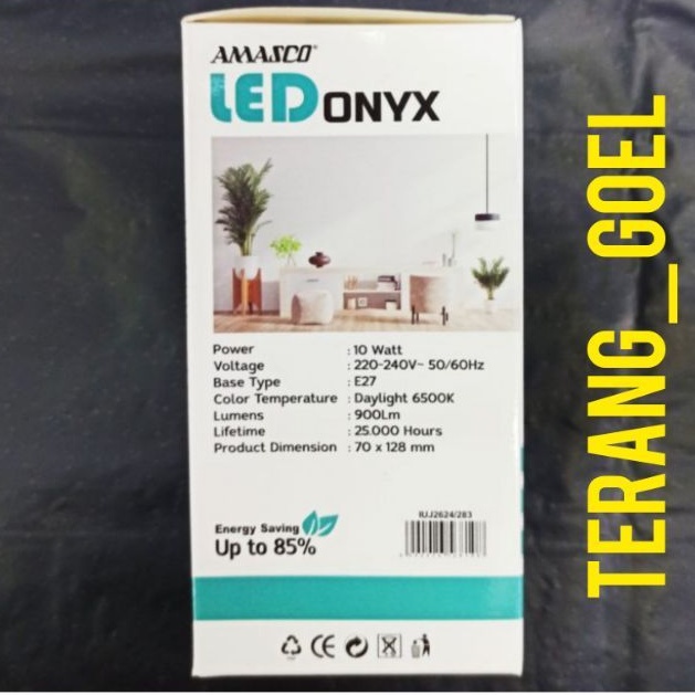 LAMPU LED ONYX 10 WATT AMASCO / AMASCO LAMPU LED KAPSUL ONYX 10 WATT