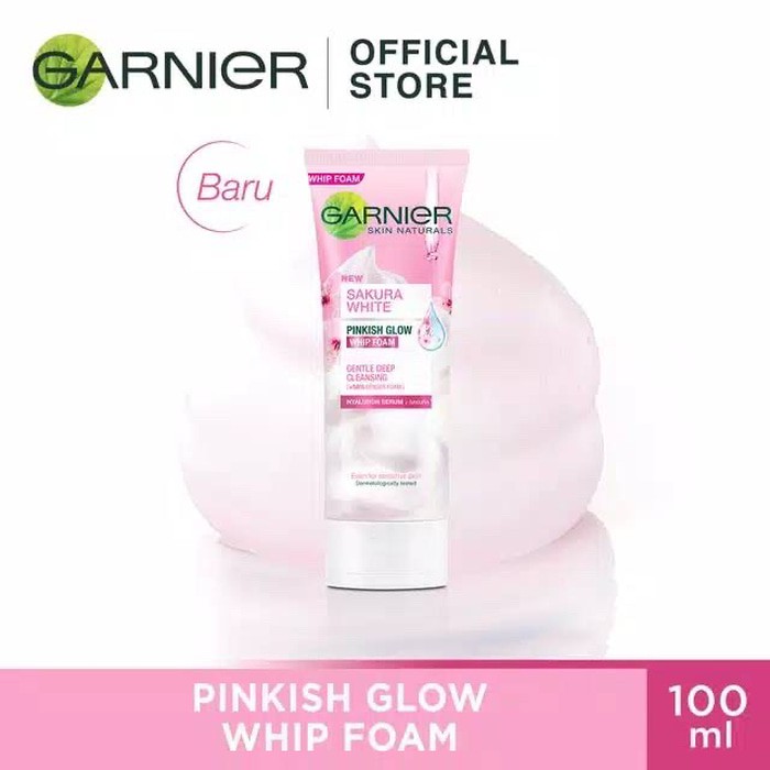 

Garnier Sakura white pinkish glow whip foam 100 ml