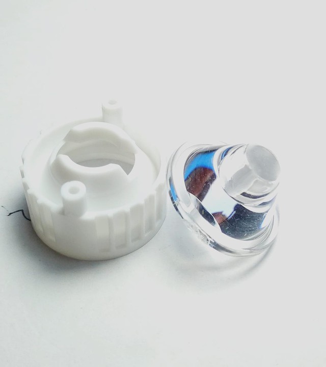 2PCS [DSP-9224] LENSA POLOS 30 DERAJAT + CASING KAKI PUTIH