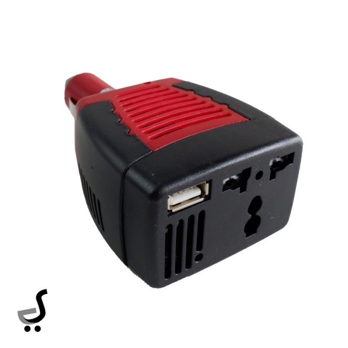 colokan listrik mobil 150w dc to ac 220v + 1 Port Usb Car Inverter