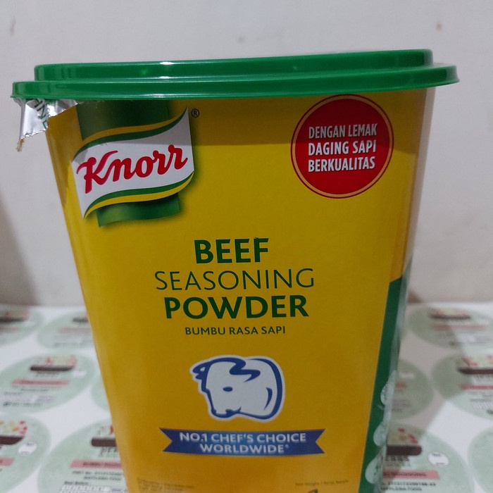 

NEW knoor beef seasoning powder/kaldu sapi netto 1kg