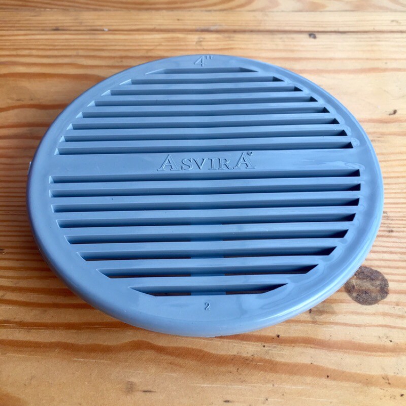 Dop Saringan Pipa PVC 4” inch GARIS Tutup Cap Lubang Biopori, Walet, Kamar Mandi, dll