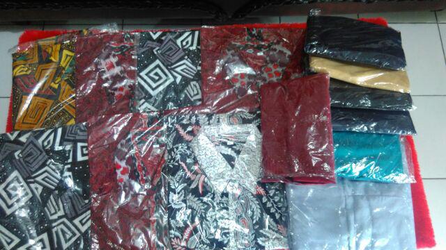 Kemeja Batik Pria/hem Batik Pria/baju Batik Pria/motif Blarak Biru