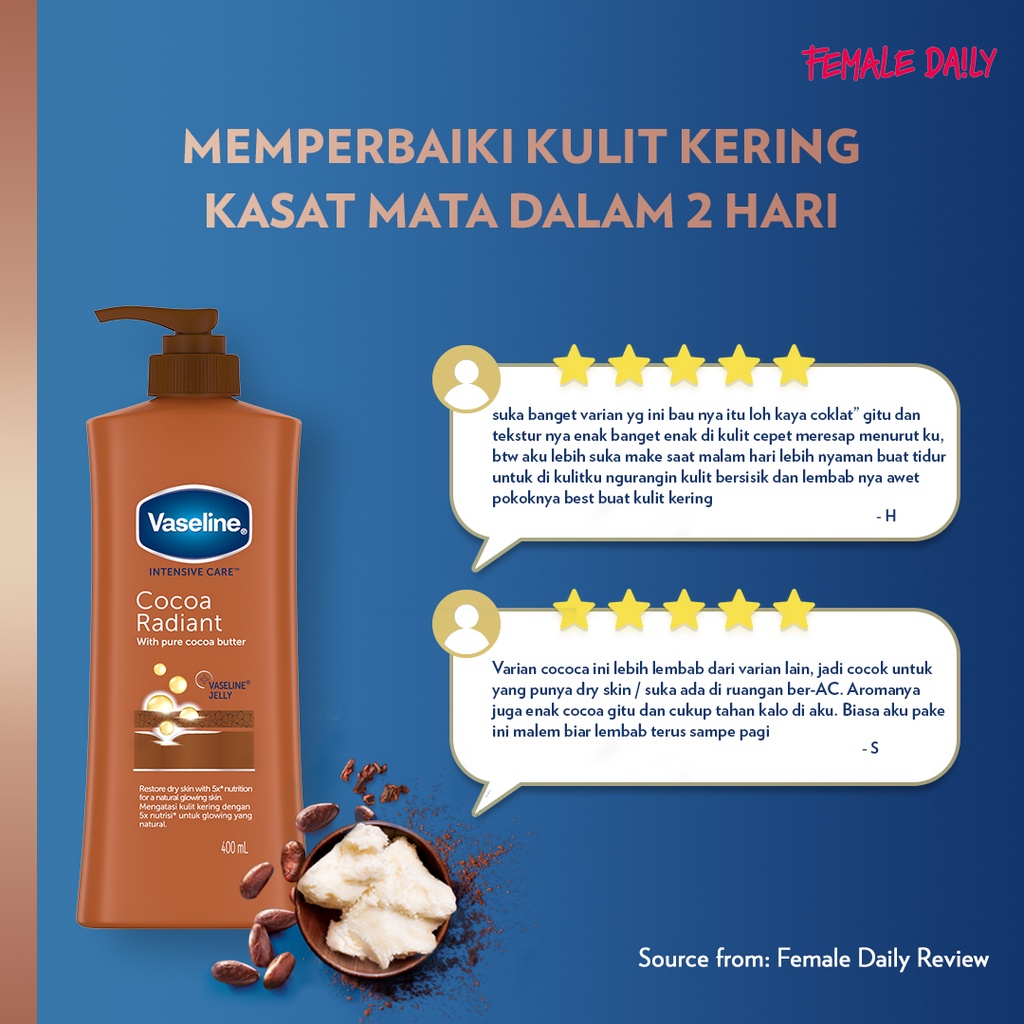 Vaseline Lotion Intensive Care Cocoa Radiant 200ml