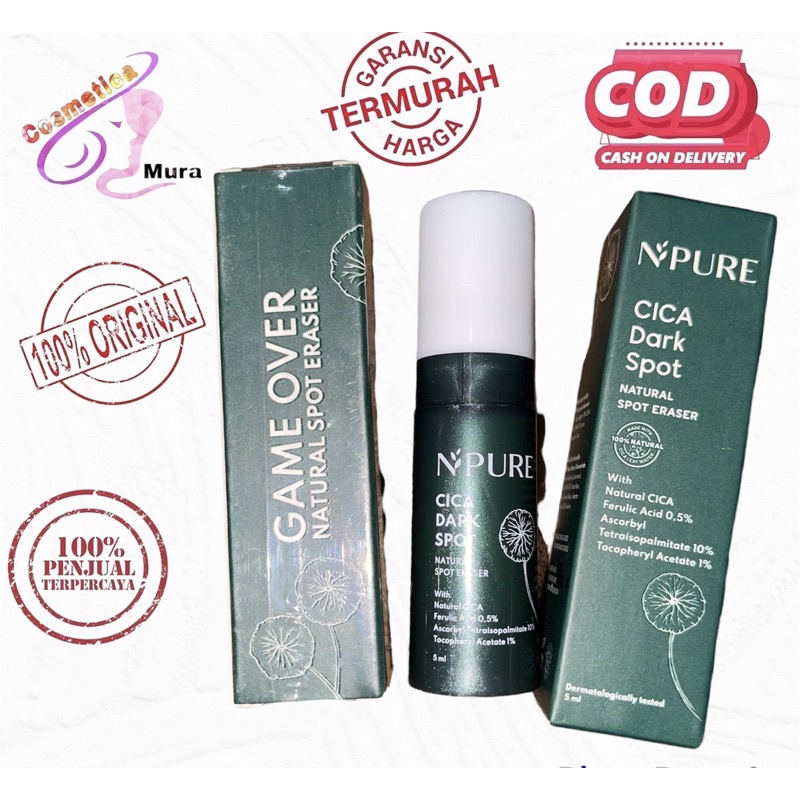 [ 5ml ] Npure cica Dark spot with Cica - N'pure Game Over natural spot Eraser dark spot