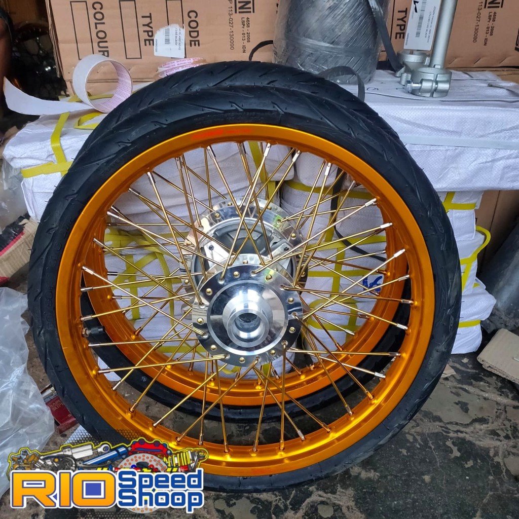 VELG JARI JARI RING 17 CBR 150 FACELIFT ATAU CB150R NEW LED SET PLUS BAN