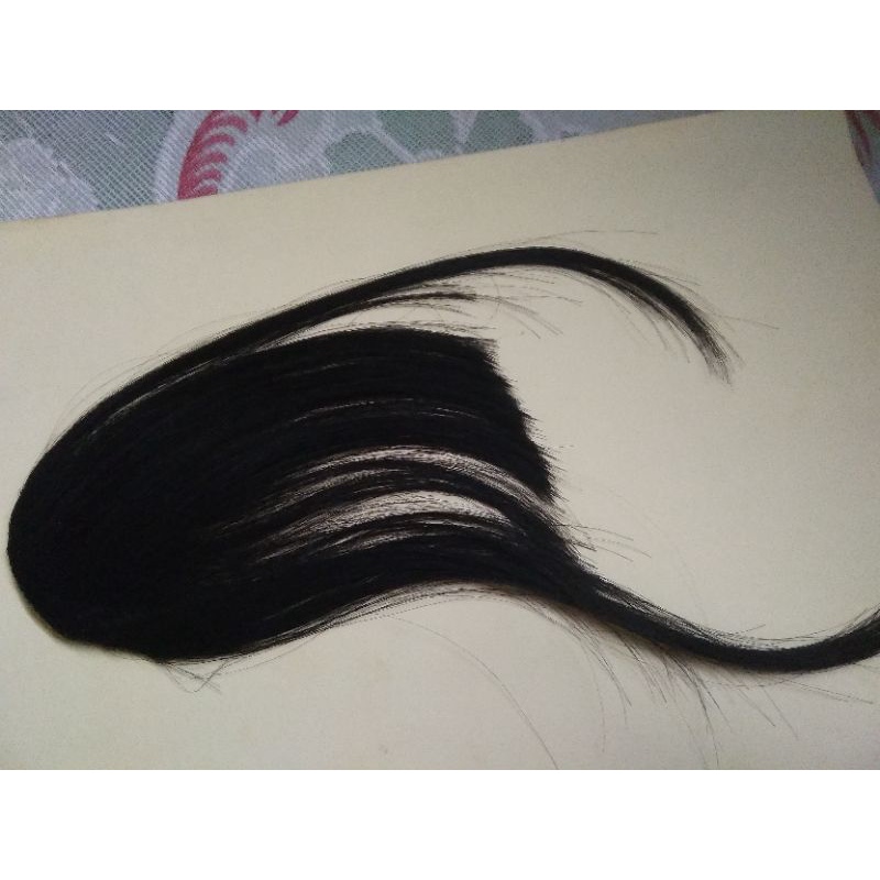 poni clips,poni palsu,poni bangs,jepitan rambut (new)preloved