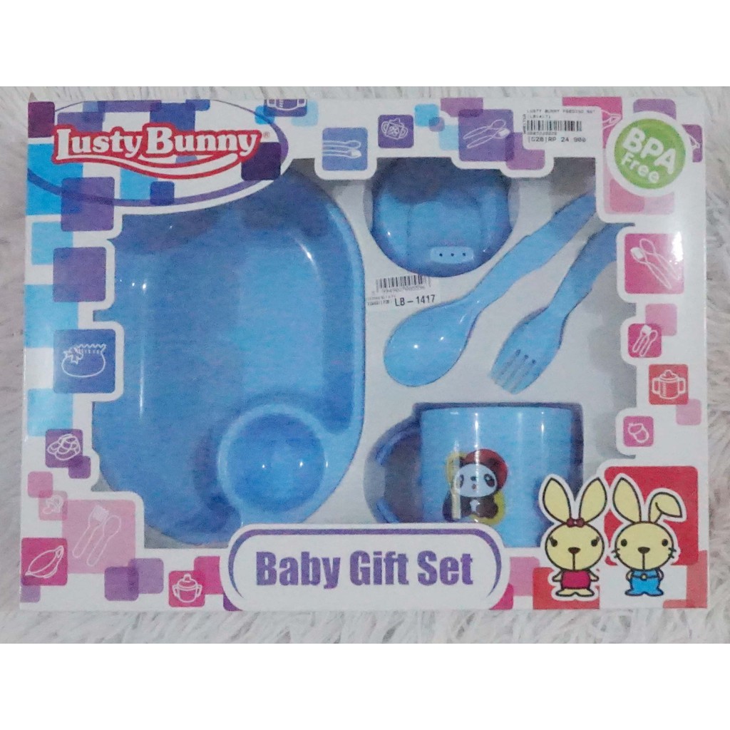 Lusty Bunny Feeding Set LB1417 Giftbox