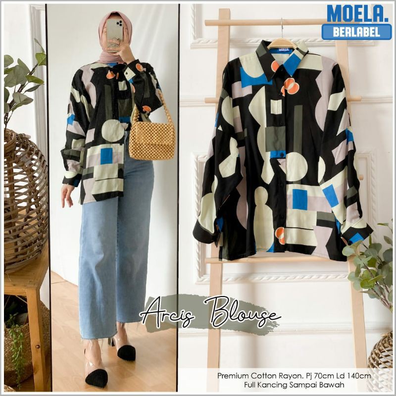 ARCIS BLOUSE OVERSIZE BY MOELA